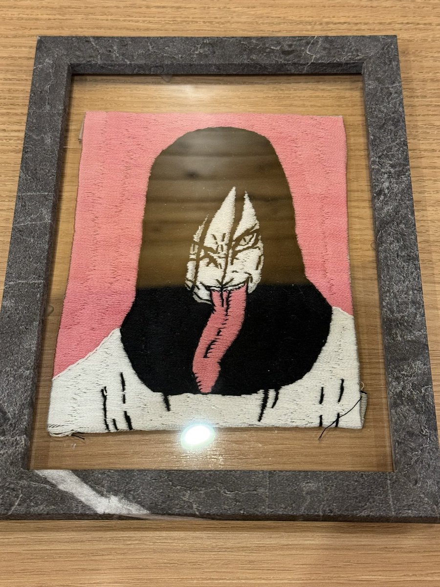 佐野さん、この刺繍のプレゼント！ 良過ぎです！