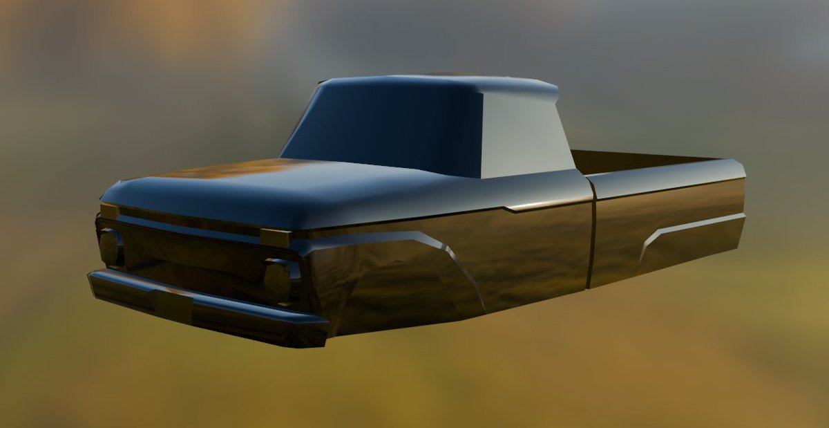 WIP✨
I don't know, but when you make cars that look like they're made from the simplest shapes, you end up with the most verts, polys ю.ю