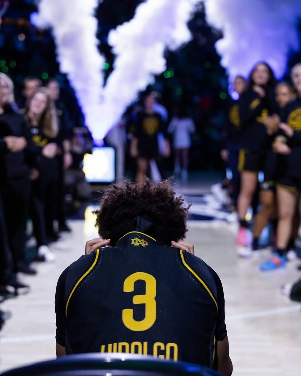 GrandTheftDalgo's tweet image. What a start to the season for Hannah Hidalgo.

• Leads the nation in points 
• Leads the nation in steals 
• Set Notre Dame’s single-game scoring record (44 PTS)
• Set the NCAA single-game steals record (16 STL)
• Hit the game-winning shot vs USC

☘️ One of one.