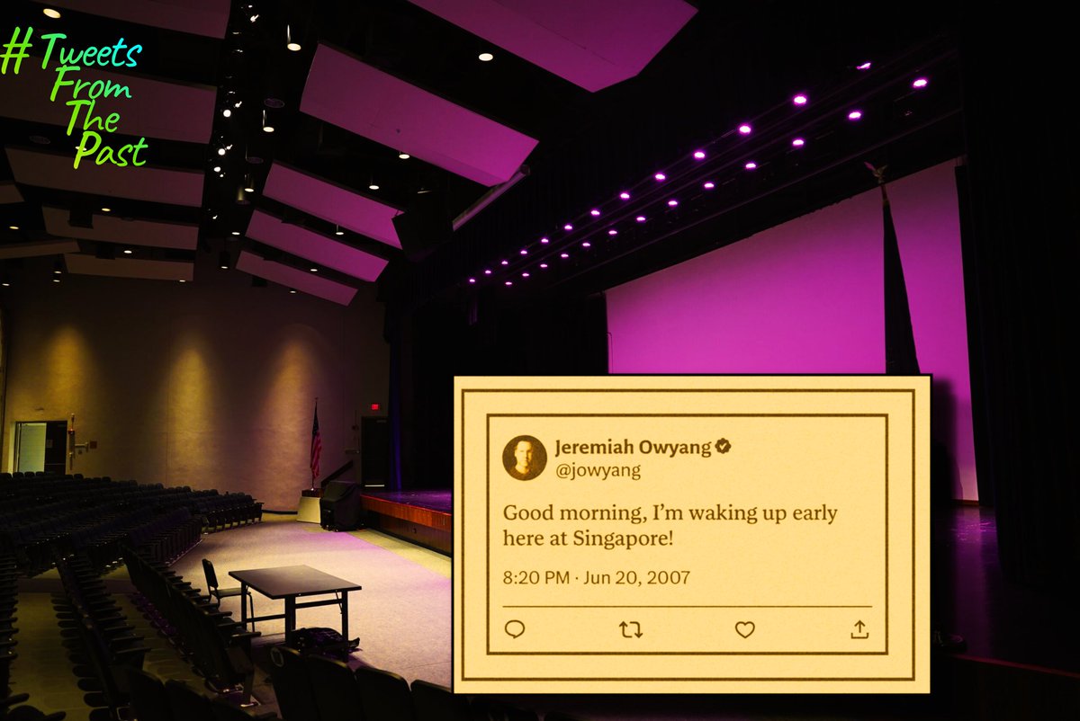 bluebirdslegacy's tweet image. Looking at your 2007 post from Singapore, @jowyang, when you were waking up at dawn during the IX Media Conference.

I’m curious whether you still remember that place with the same energy after all these years, or if your view on travel, work and the whole conference vibe has…