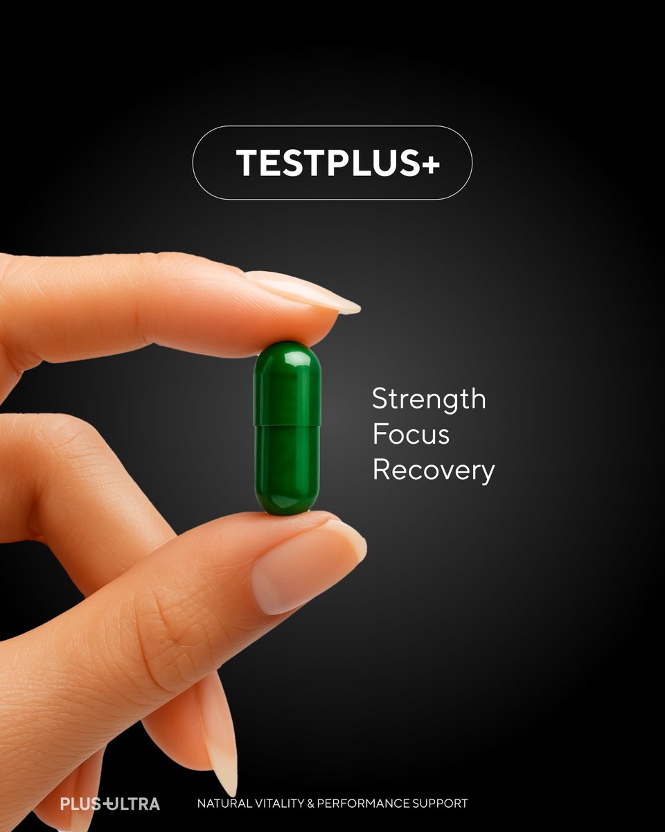 PlusPlusUltra_'s tweet image. Strength. Focus. Recovery.
 TESTPLUS+ supports balanced vitality for daily performance.
#energyboost #healthoptimization #naturalsupplements #wellnessjourney