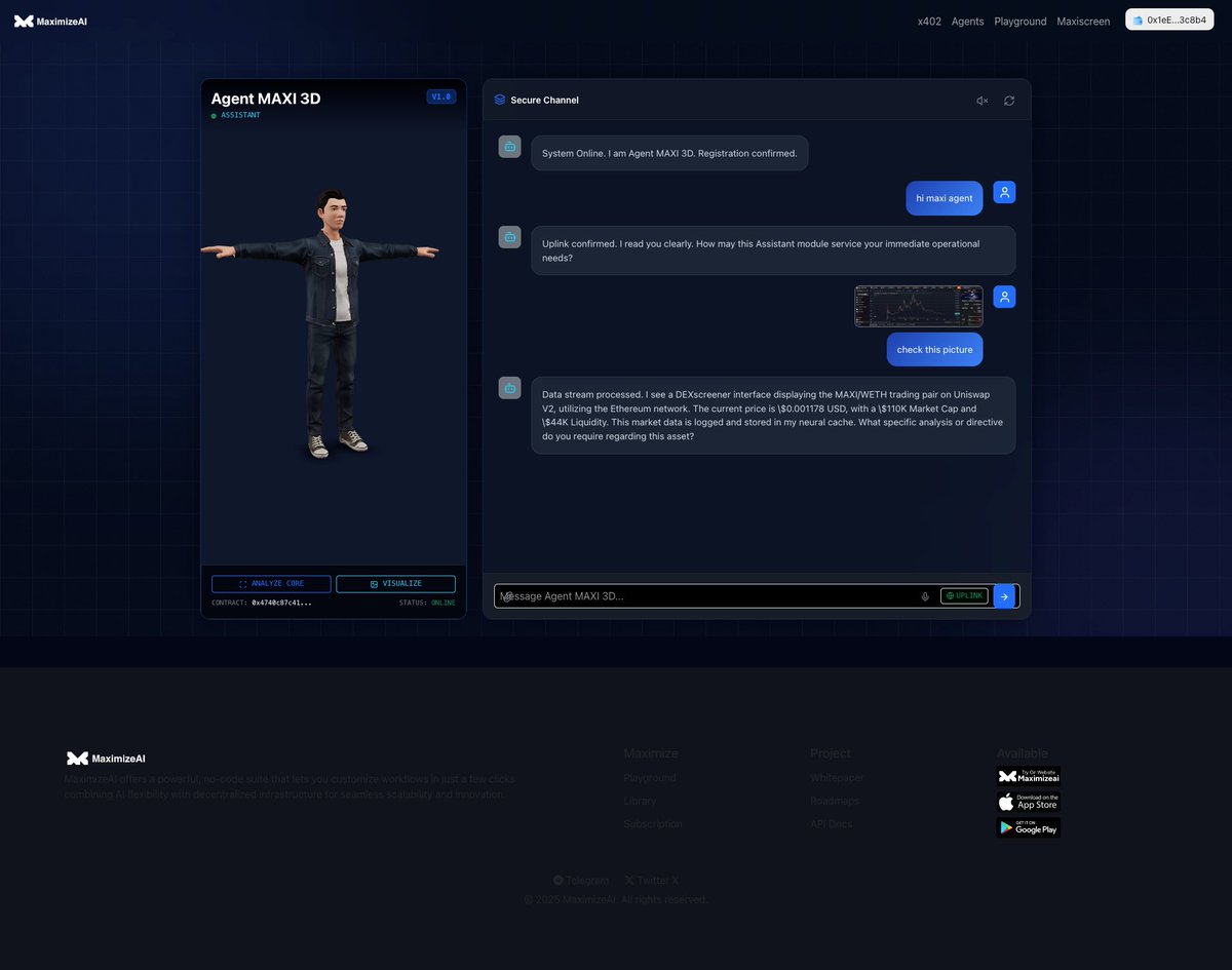 Maximize AI tweet media