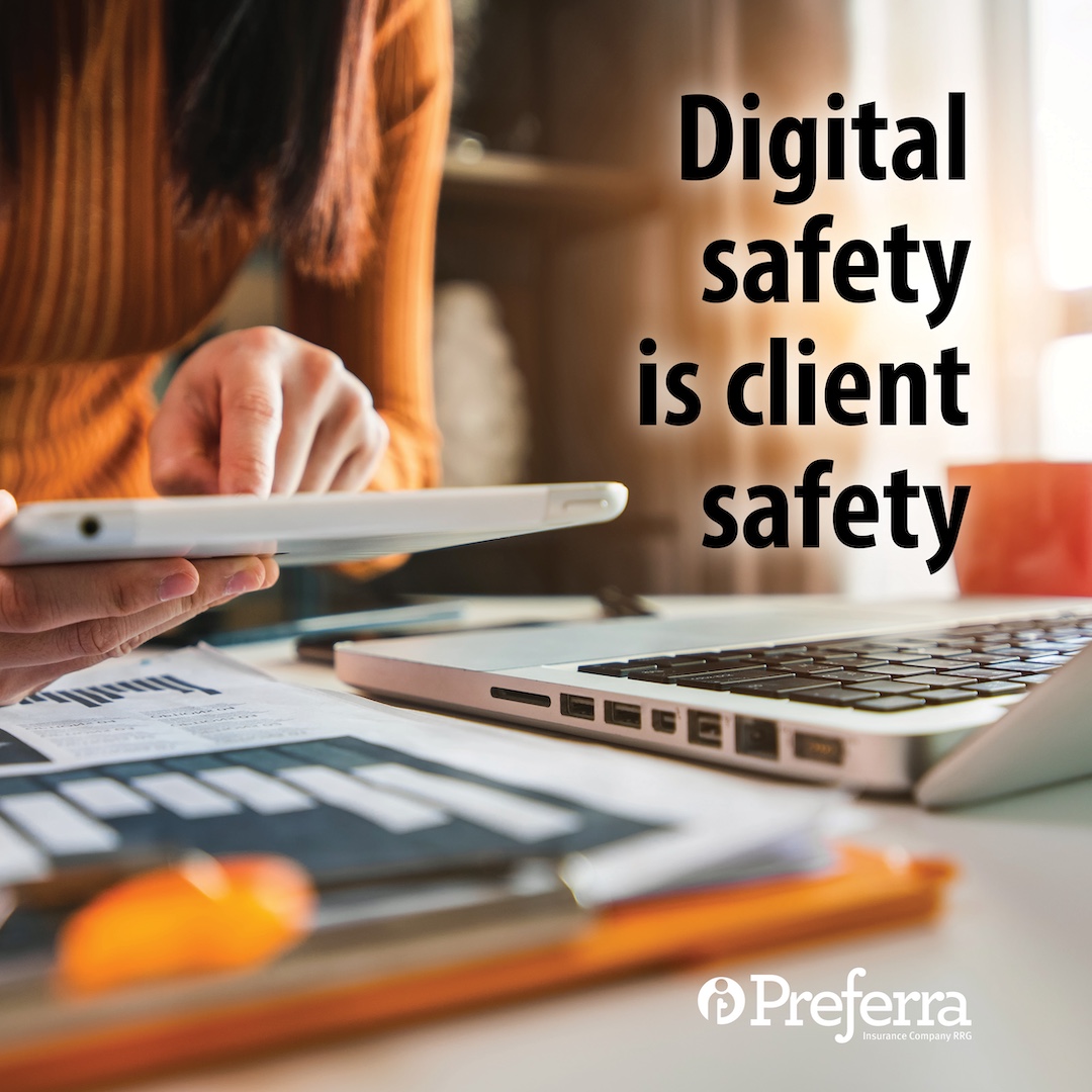 PreferraRRG's tweet image. This #ComputerSecurityDay, make sure that your work, your reputation, and your clients are protected. Preferra Cyber Liability Insurance helps you get the cyber protection you need. #CyberProtection #HumansServicesProfessionals #PreferraCares