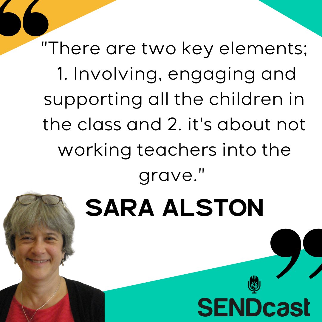 theSENDcast's tweet image. In this insightful episode, Sara breaks down the five phases of a lesson and discusses how to apply adaptive teaching strategies at each stage to better engage all students 👩‍🏫🎧

ow.ly/mkNJ50Xy5Fy #podcast #teachersofx #adaptiveteaching