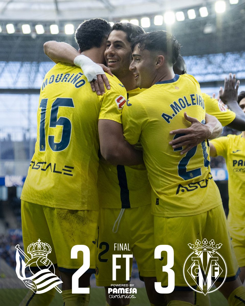 VillarrealCF's tweet image. ¡¡𝗛𝗔𝗦𝗧𝗔 𝗘𝗟 𝗙𝗜𝗡𝗔𝗟, 𝗩𝗜𝗟𝗟𝗔𝗥𝗥𝗘𝗔𝗟!! 💛
#RealSociedadVillarreal