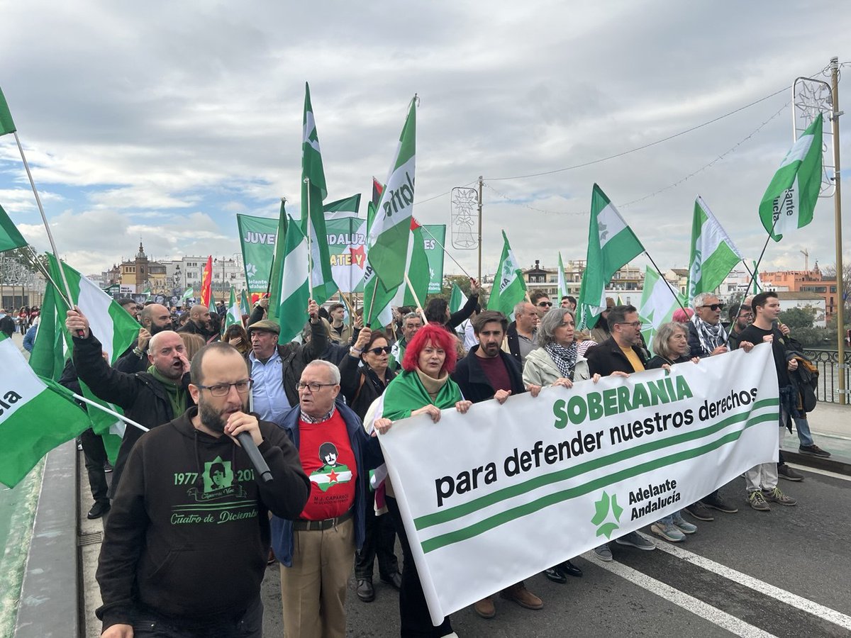 Hoy salimos a las calles en Sevilla para no olvidar que Andalucía merece su soberanía y que fue en las calles donde conseguimos que cambiara la Constitución para poder tener autonomía y será en las calles donde consigamos salir de la subalternidad
#4D #Andalucialibre #Sevilla