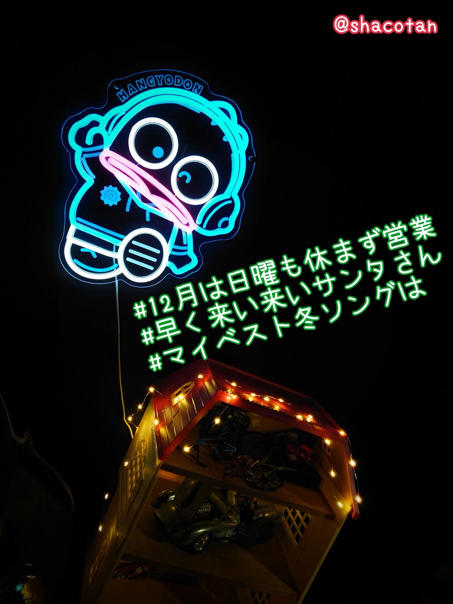 早いものでもう師走の12月🎄は日曜も休まず31日まで営業しますよ〜💪😁
なお新年は元旦1/1🎍のみお休みします🙇
忘年会＆新年会のご予約はお早めに☃️

#shacotan #大曲