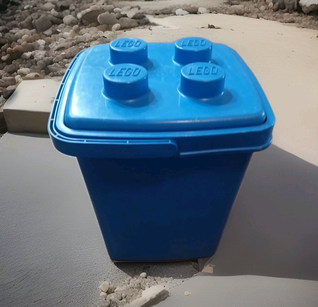 Amazingthrifts's tweet image. Check out Vintage 1987 #Blue #LEGODUPLO Brick Bucket #StorageBin Container  Box with Lid ebay.us/m/gahHHA #eBay via @eBay