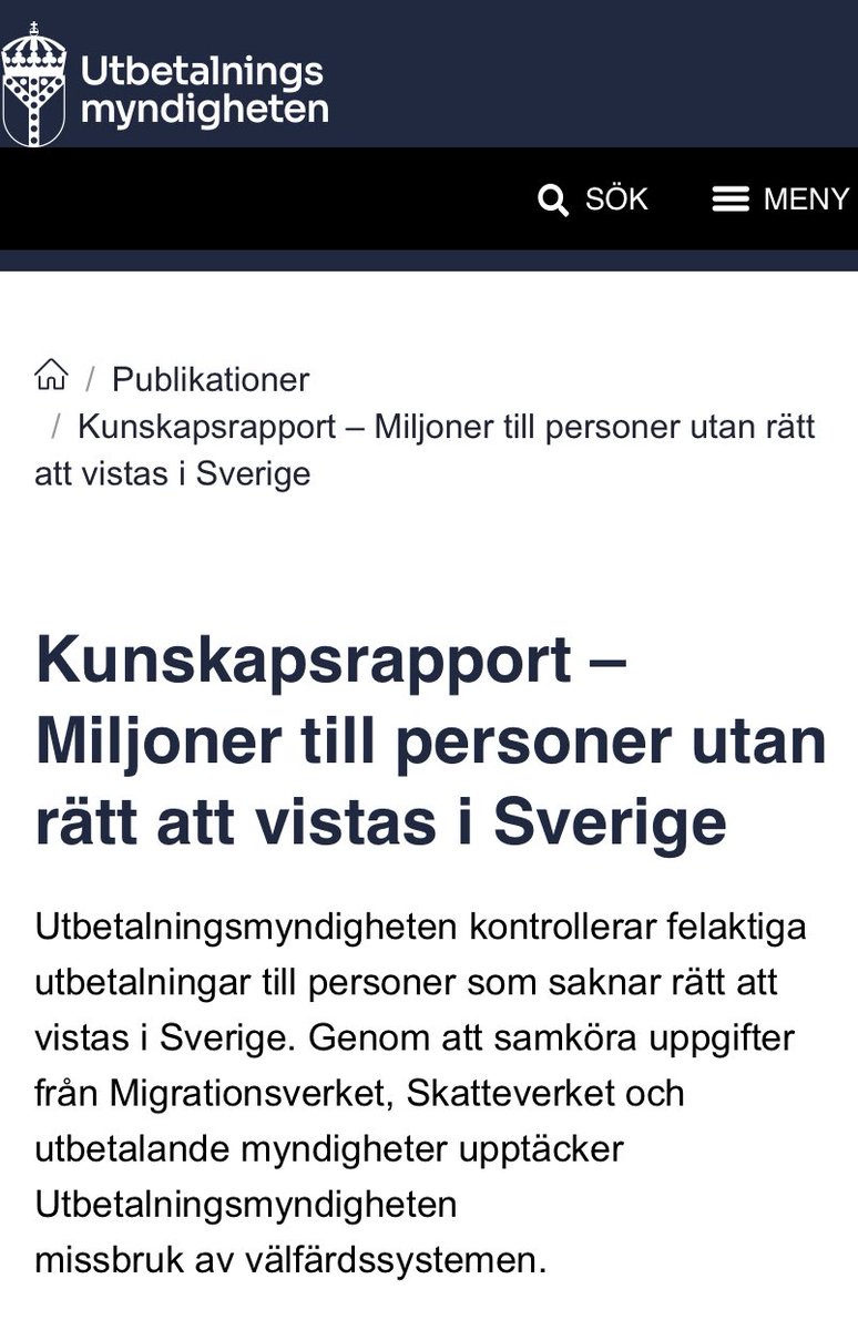 Läs denna rapport! Välfärdssystemet mjölkas på minst 15-20 miljarder varje år, förmodligen det dubbla eller tredubbla. Något att åtgärda innan man reflexmässigt talar om skattehöjningar.