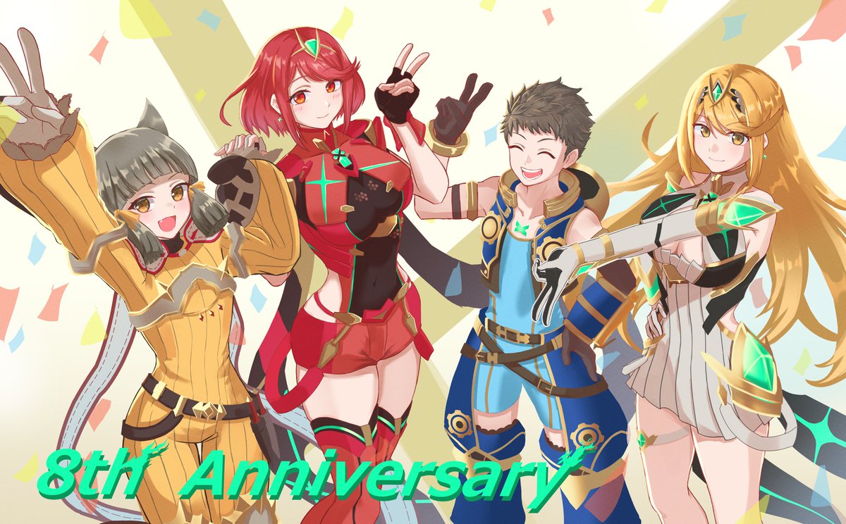 K0oo_0's tweet image. #Xenoblade2_fes25
8周年おめでとうございます🎉🎉