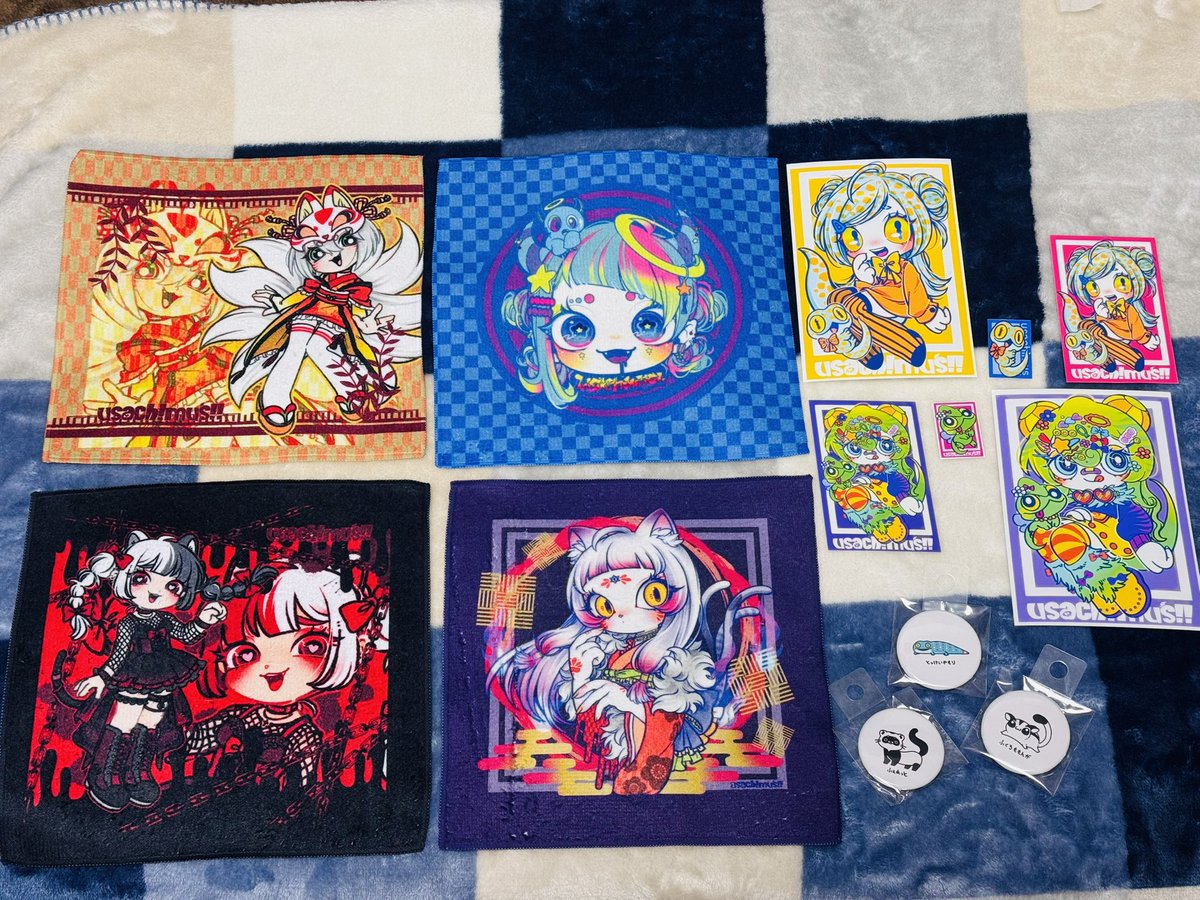 缶バッジのお迎え有難う御座います🎀🥳 ミニアニマル気に入って頂けて