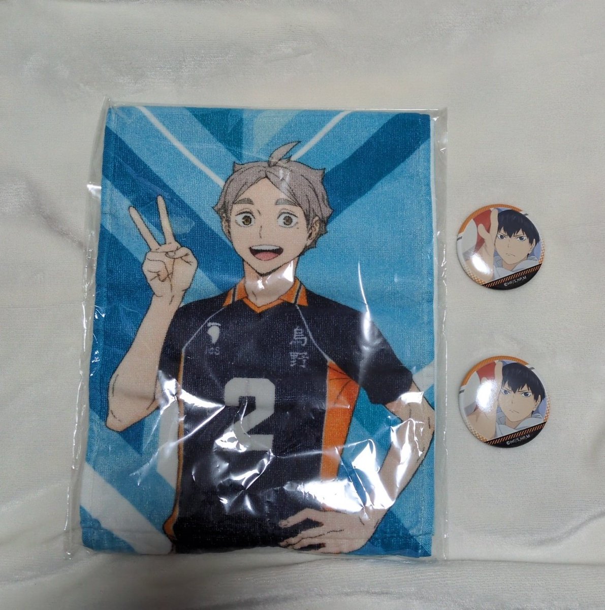 アニメイトにいってタダで帰る訳もなく。 ハイキューグッズ買っちゃっ