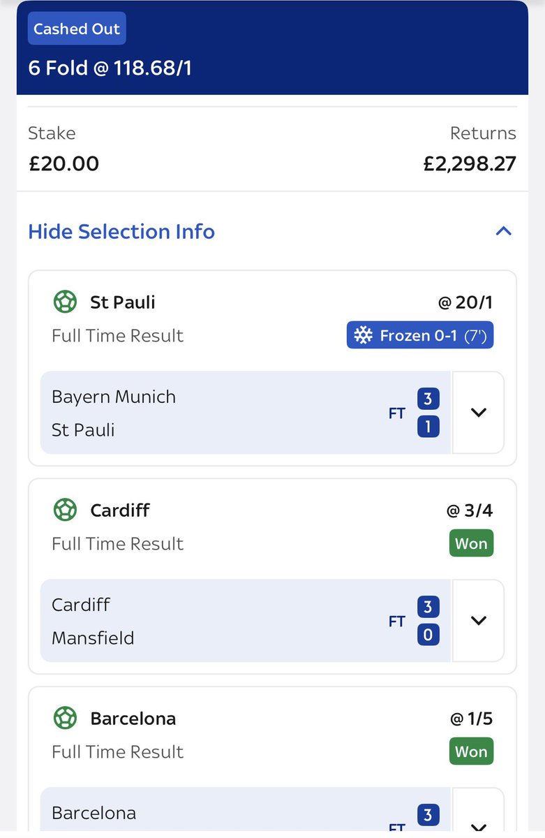Ola_Ade14's tweet photo. YESTERDAY WAS A CRAZY DAY IN VIP! 🤯

2.3K on a CASHED FREEZE and 1.4K on a Hedged Draw for the final selection. 

3.7K made quickly 😮‍💨

Join mine and @kelsthekidd Free Tele using the link below ⬇️ https://t.co/zn5qkl956m