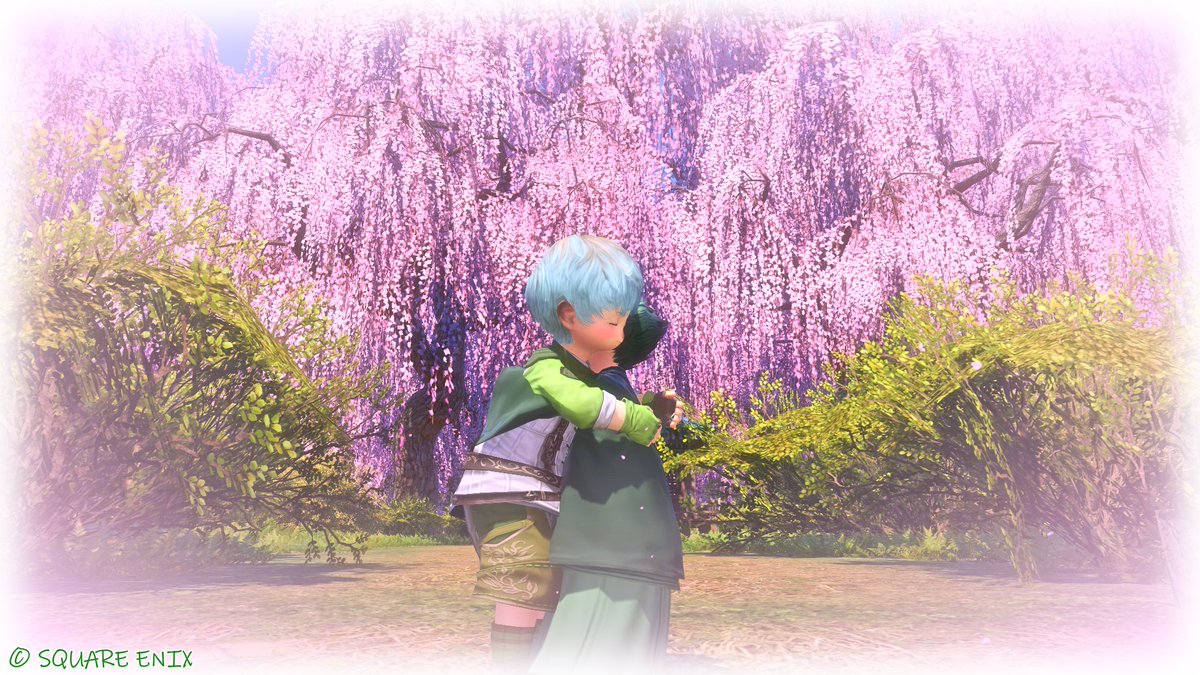 今夜はメテオ #みどふぇる で六根山に！
先日コンテンツ開放したガブさんのお手伝いということで、無事3ルートのボスとシークレットのボス全てへご案内できました🌸 この素敵な風景を見せられて本当に良かったです

あと、社の前の岩に座れるの初めて知りました‥‥