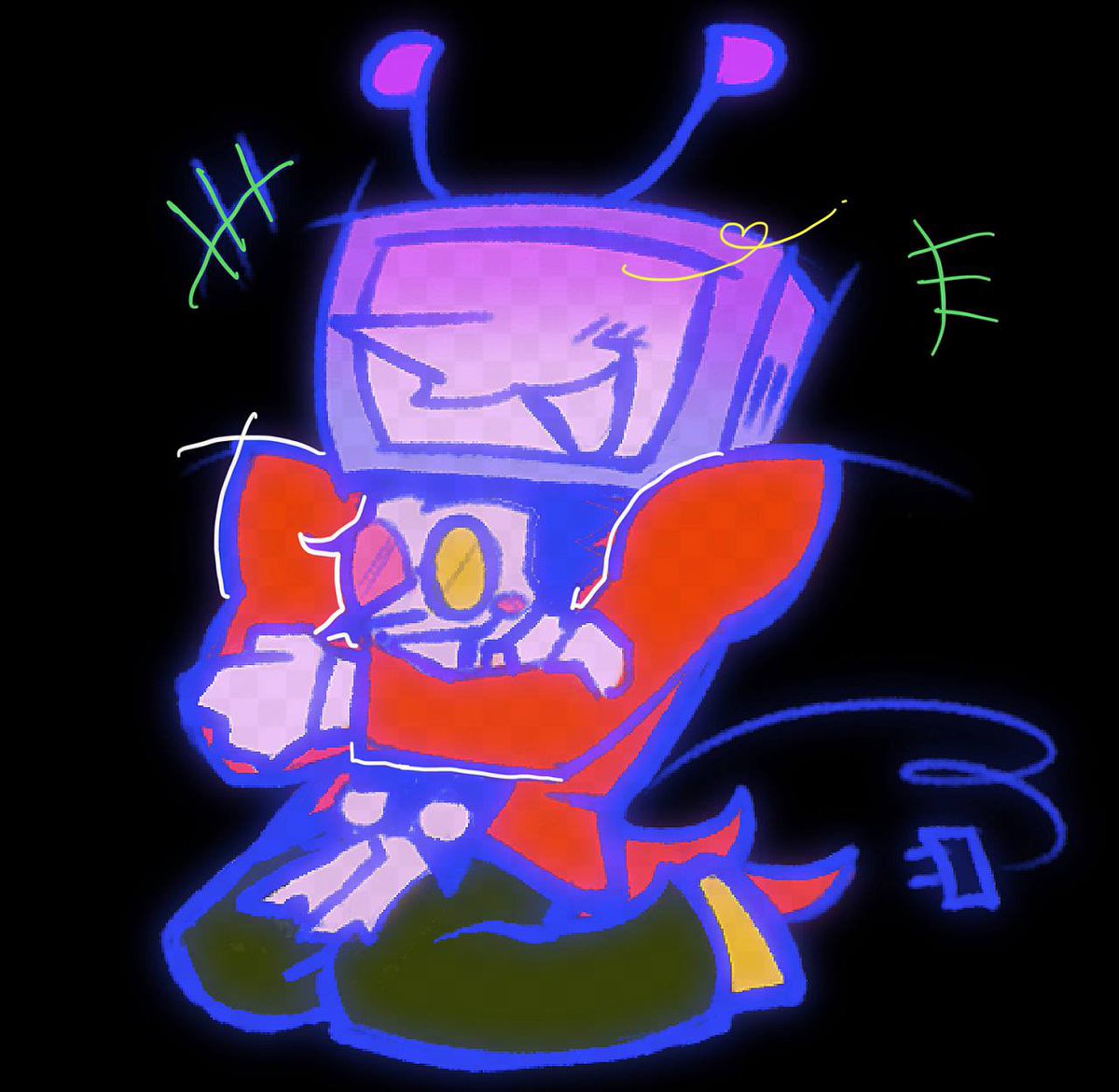 lexiissgone's tweet image. and then they explode #DELTARUNE #SPAMTENNA