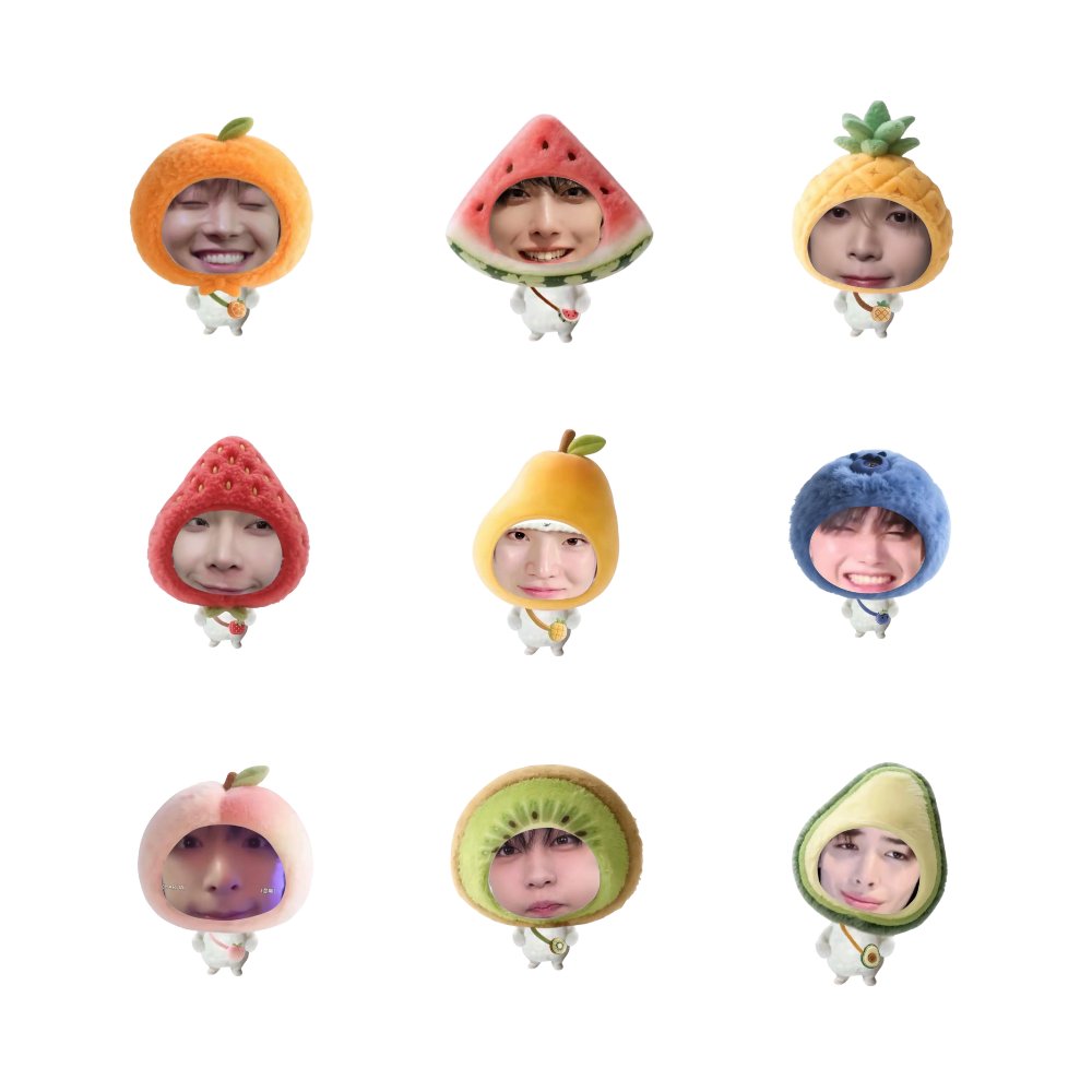 gogumnyan's tweet image. #andTEAM fruit icons 🧺 a thread:
