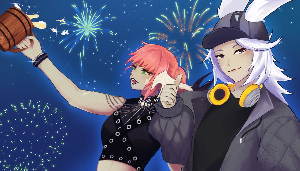 Cheers ! 

#ffxiv #art #VGenOpen