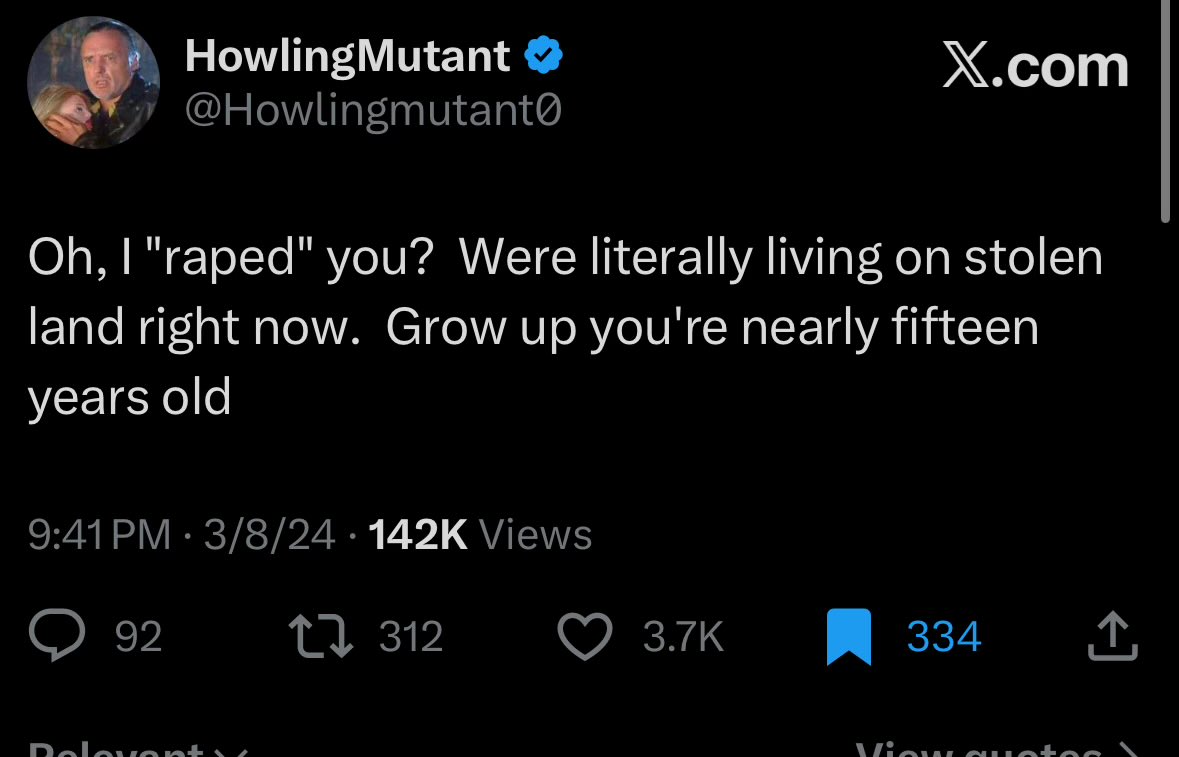 c4ssgroyper's tweet image. She didn’t even post the best @Howlingmutant0 banger