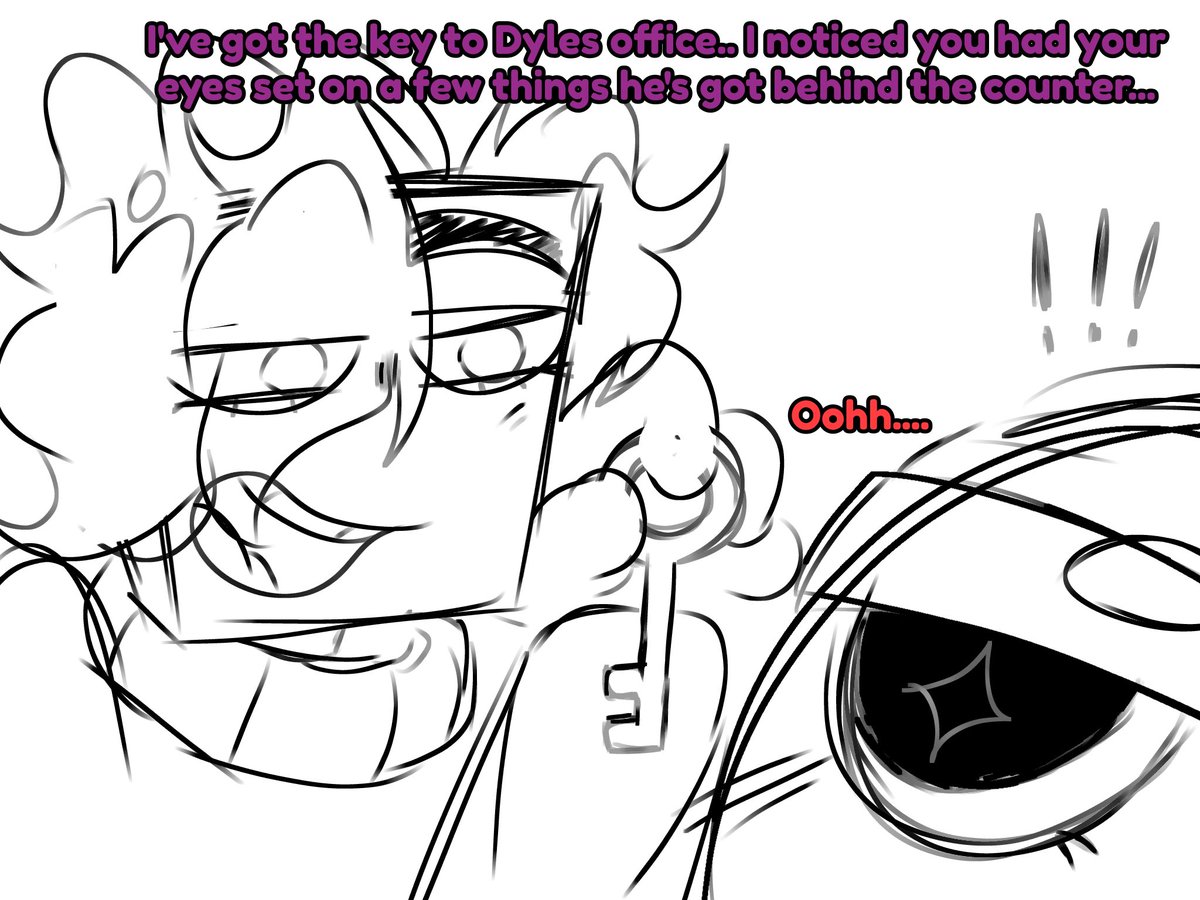 puppnyo's tweet image. Brusha’s art project [ #dandysworld #brusha #gigi #paintedcapsule #comic ] (1/3)