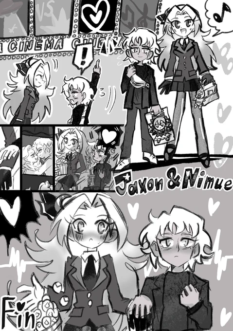 #pixivRequest  Movie date for two🍿
#まんがが読めるハッシュタグ 