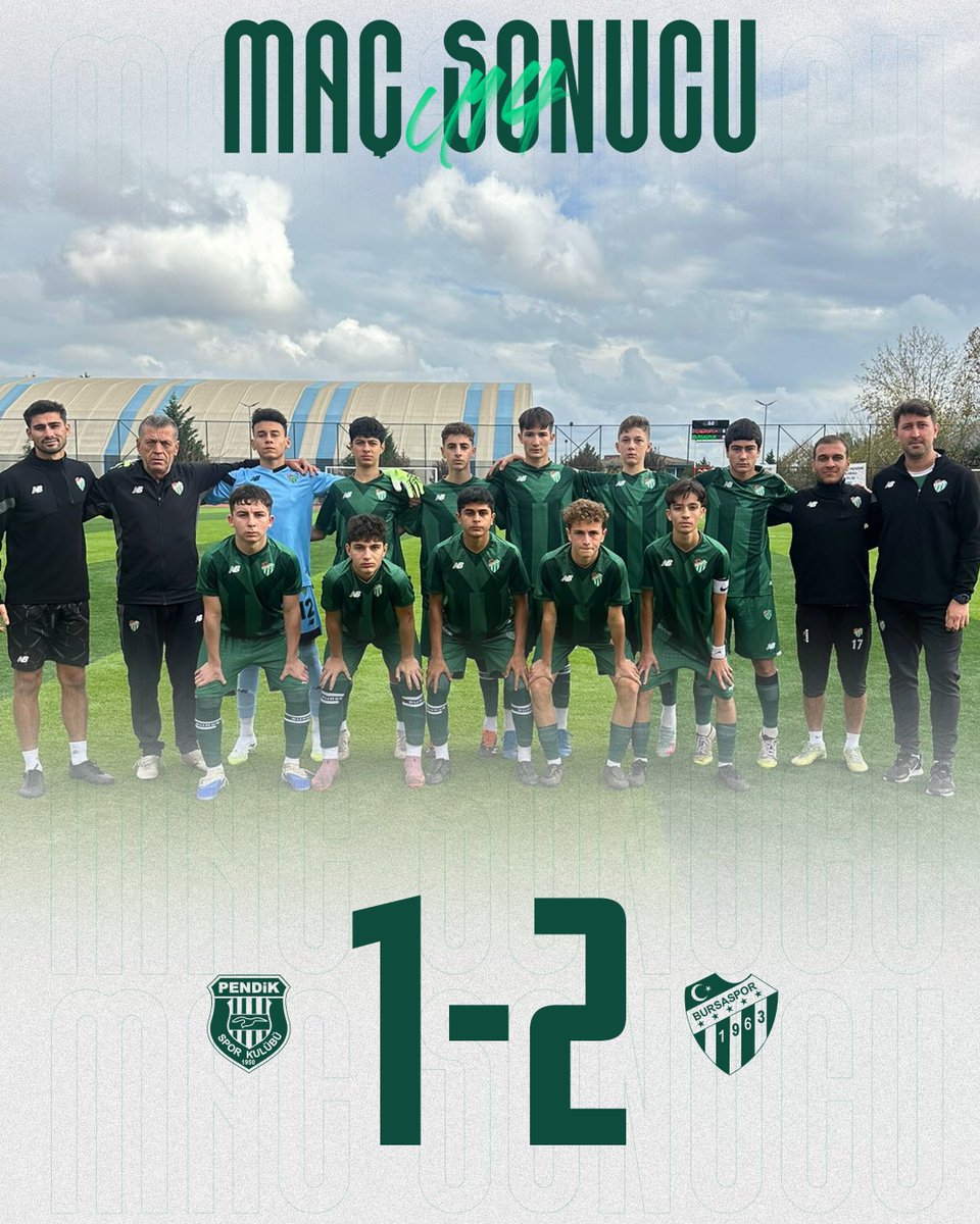 bsfutbolakademi's tweet photo. U14 Gelişim Ligi 13. Hafta | Pendikspor 1-2 Bursaspor https://t.co/ahWFqfi8jy