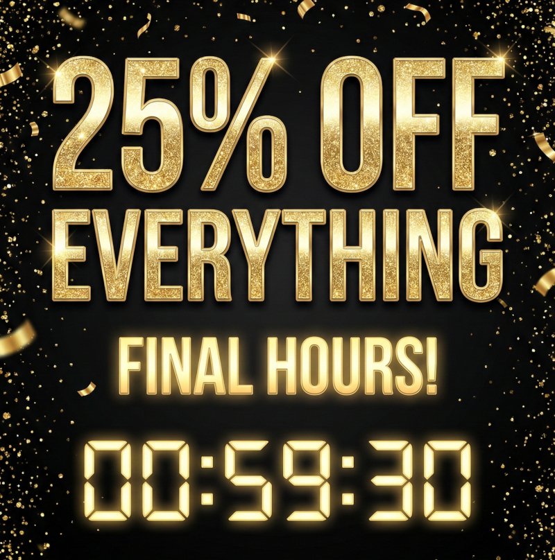 DreamitWearit's tweet photo. 🚨 FINAL CALL! 25% OFF EVERYTHING ENDS TONIGHT! 🚨 https://t.co/UOoWGphi5h