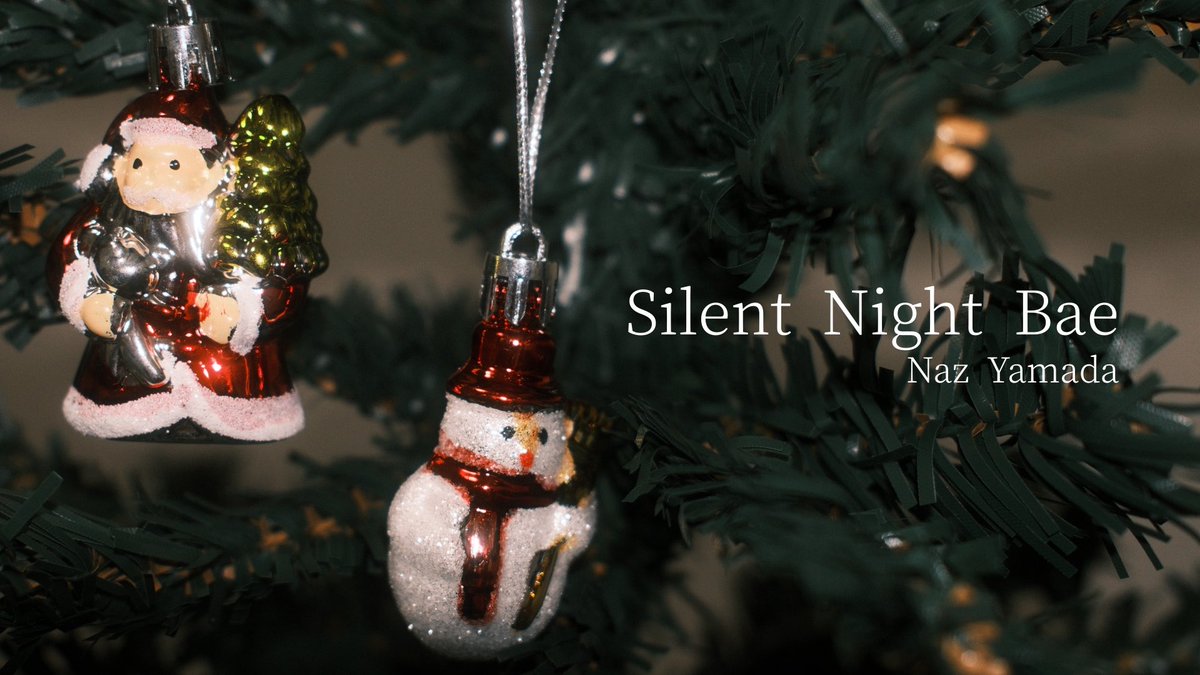 ymd_naz's tweet photo. *･゜ﾟ･*Silent Night Bae*･゜ﾟ･*

OUT NOW!!!
一つ目のクリスマスプレゼントです🎄🎁

Prod by Nash
Beautiful chorus by Anly @Anly_Singer 
#silentnight #nazyamada #ncube #nash #anly #christmas #silentnight #holynight 
https://t.co/5kgUMzA9hY https://t.co/pAsrod7ULZ
