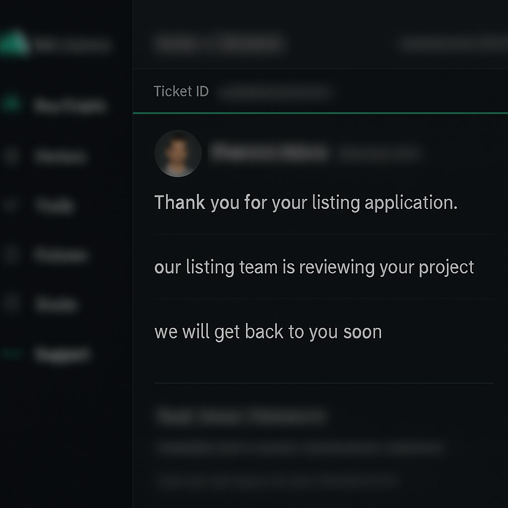 Something is brewing… 👀

We just got an official response from a major exchange regarding our listing application.

The review is in progress.
The chats are real.
And the exchange is bigger than you think.
Guess the exchange below.
No names yet… but you’ll know soon.