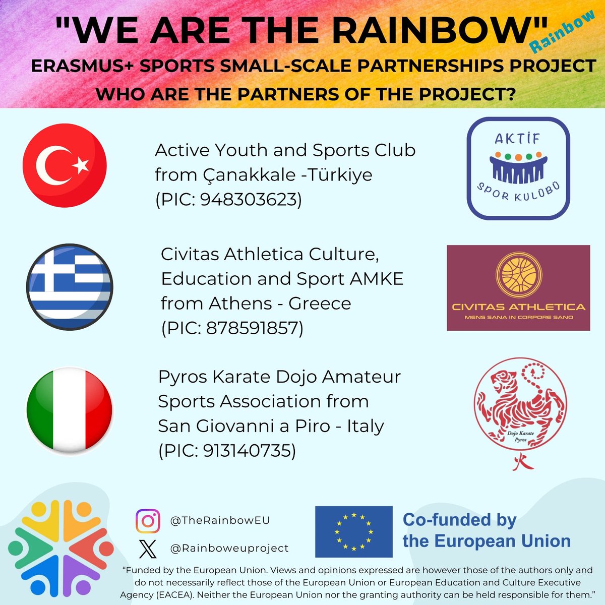 CiviAthelt's tweet photo. "We Are The Rainbow"-
🌈𝑹𝒂𝒊𝒏𝒃𝒐𝒘 𝒔𝒕𝒂𝒏𝒅𝒔 𝒇𝒐𝒓 𝒄𝒍𝒆𝒂𝒏 𝒔𝒑𝒐𝒓𝒕𝒔
A project that uses the power of sports to educate, raise awareness, and speak out against violence. https://t.co/2PFN2gKzaG