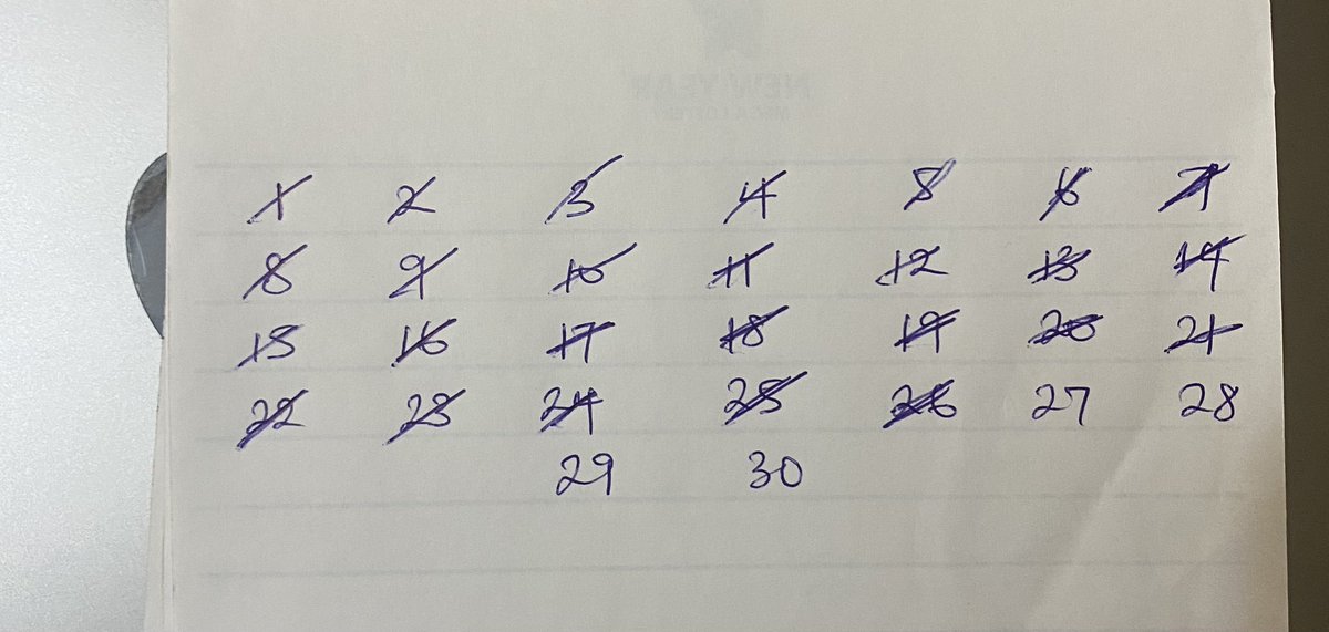 yakymoney's tweet photo. 5672 participation
ranked #6
min 30 daily @gensynai CodeAssist trainings

solving problems on codeassist can be tiring sometimes but what has helped me is this little test i give myself 

everyday I write out the numbers 1-30 on a paper, and I make sure before the day ends I cross them all out

for every gensyn codeassist training I complete I cross out a number until I get to 30

sometimes I even forget to cross out a number but then its an extra for me cause it means I now did more than 30 in a day

try it out and let me know if it gave you that extra push

and remember, every participation is proof you helped train gensyn AI assistant 

its not just about getting discord roles.