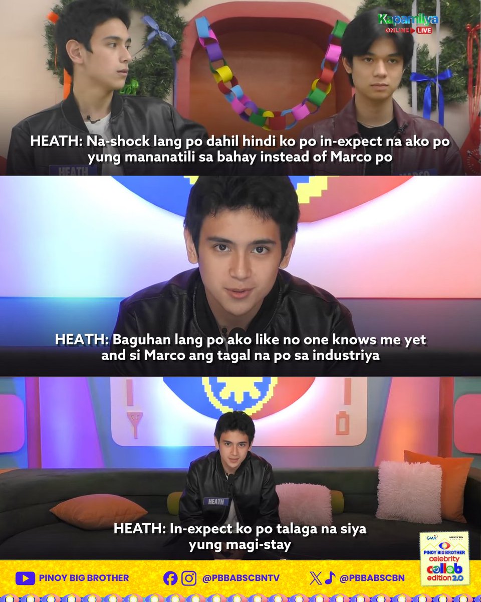 PBBabscbn's tweet image. Expect the unexpected talaga pagdating sa eviction 🥺

Tumutok sa Pinoy Big Brother Celebrity Collab Edition 2.0 araw-araw! 👀🏠

📺 Weeknights
⏰ 9:40 PM sa GMA, Kapuso Stream, ABS-CBN Entertainment YouTube Channel at IWant
⏰ 10:15 PM sa Kapamilya Online Live

📺 Saturdays
⏰…