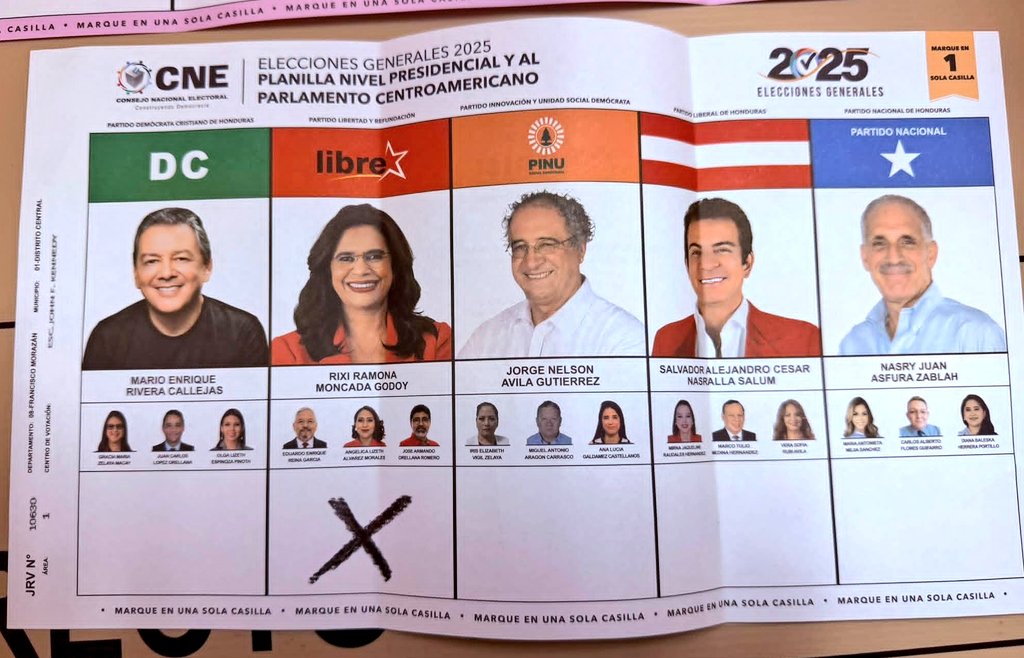 Hoy es el día de ganar esta lucha de clases. ¡Arriba el pueblo Hondureño verdadero! <a href="/RixiPresidenta/">Rixi Presidenta</a>.✊🌺

#EleccionesHonduras2025