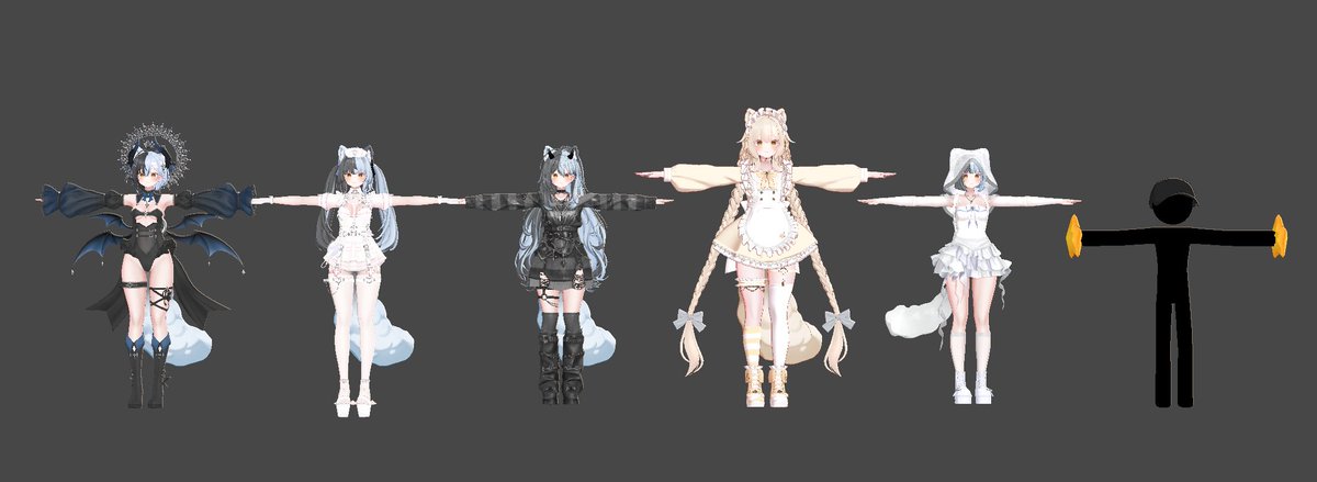 이번에 비몽님 모캡 미연시 방송 같이 기획하면서
아바타 제작, 현장 핸디캠 카메라 잡아드렸습니다!
리허설 하면서 열심히 호흡 맞췄는데 재밌는 작업 이였습니다!
#비몽 #NiloToon #MagicaCloth2