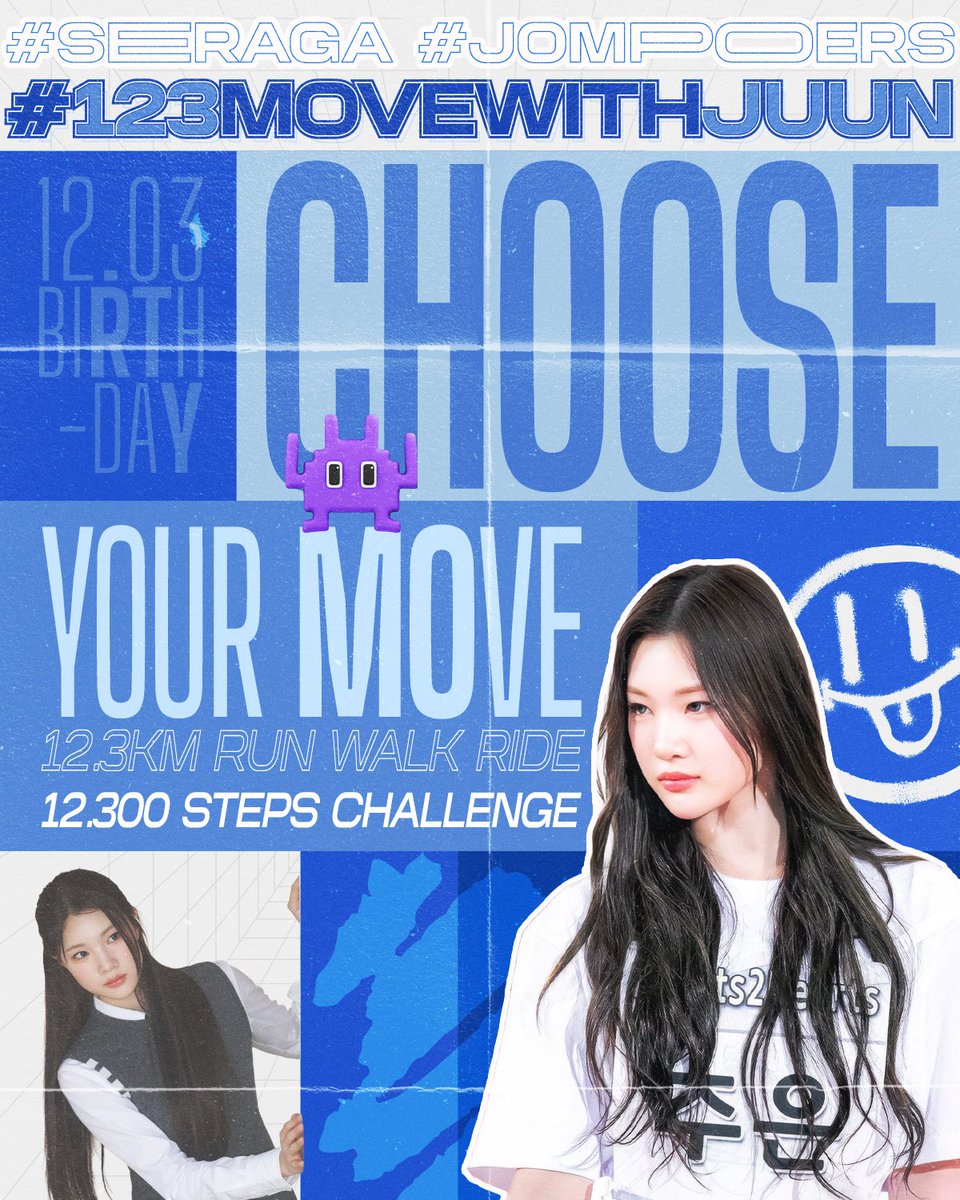 tubidubidam's tweet image. 🎉 JUUN&apos;s BIRTHDAY CHALLENGE 🎉

Hi S2U!
Dalam rangka merayakan hari jadi #JUUN, keluarga #JOMPOERS mengadakan special challenge buat kita nih! 🤌🏻🔥

📍 Partisipan: Seluruh S2U di muka bumi X!
📆 Periode: 1–7 Desember 2025

CHALLENGENYA NGAPAIN?? 👇👇
#123MOVEWITHJUUN #SERAGA