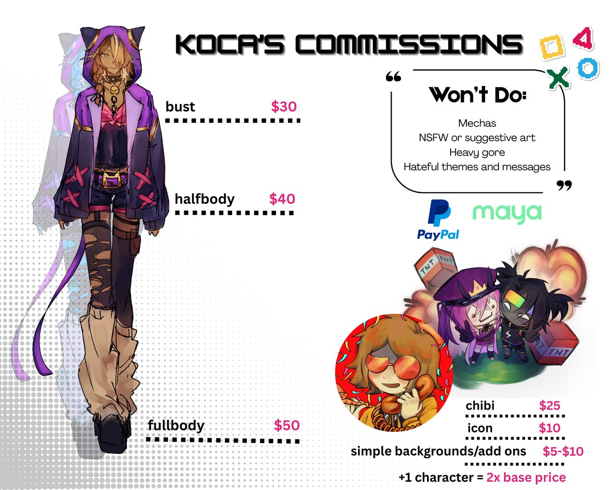 coconutdumpster's tweet image. hi guys kocas opening art commissions!!! hahahaa haha.....
ummm dm me on discord (@/kkocanatnat) or pm me here if ur interested ok gn