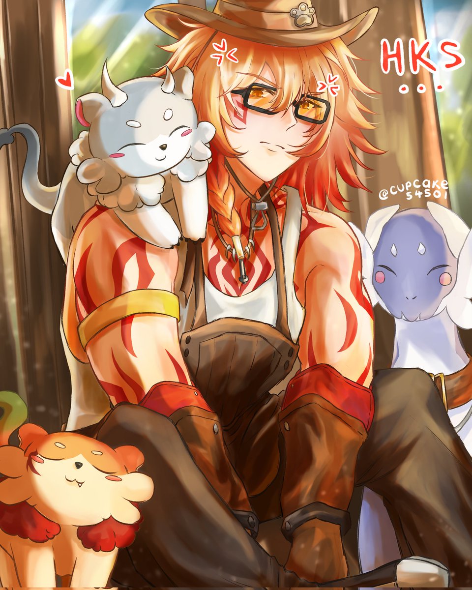 Cupcake54501's tweet photo. POV: you said you want to gobble up a chimera 

(mydeimos the undying does not understand cuteness aggression)
#Mydei https://t.co/opm0liG9kk