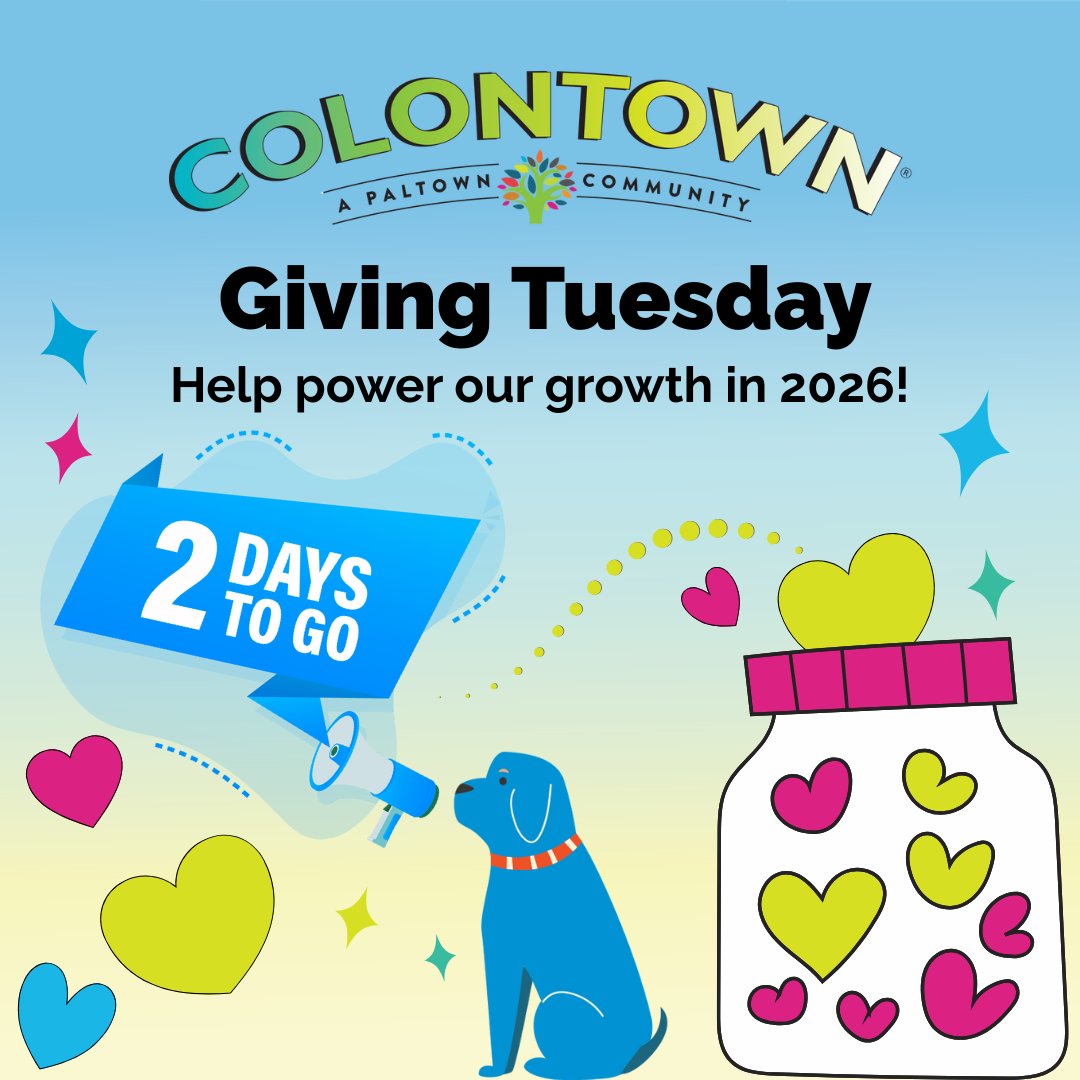 Giving Tuesday is just 2 Days Away! Give the gift of support and education for #colorectalcancer patients and caregivers by visiting paltown.org/donate 💙