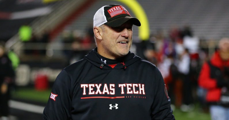 OldRowGunsUp's tweet photo. With everything going on with Lane Kiffin and Ole Miss, I sure am appreciative that Joey McGuire is our guy. A true leader of men who bleeds scarlet and black. https://t.co/Aq4ToaDd66
