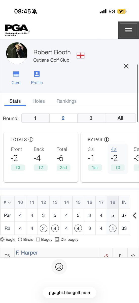 Robert Booth PGA tweet media