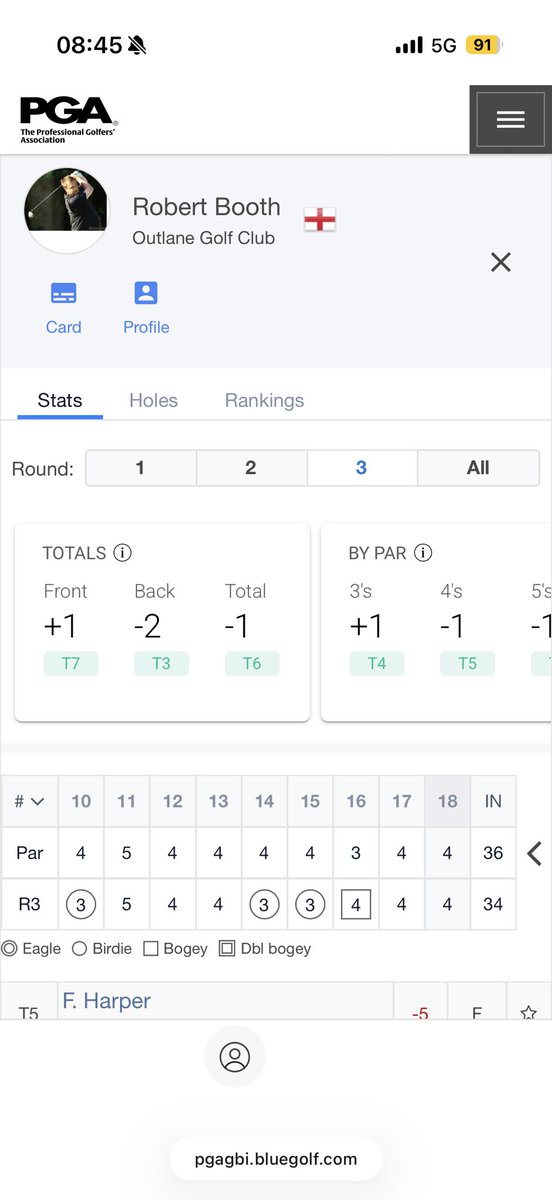 Robert Booth PGA tweet media