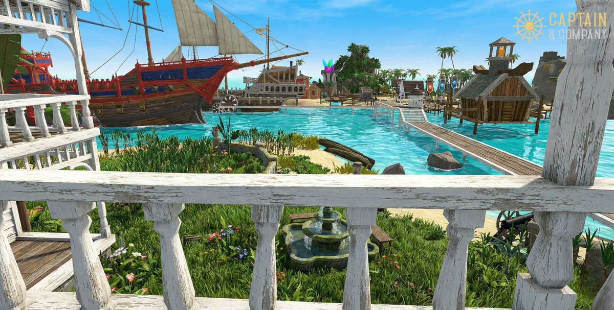 capncompany's tweet photo. Started with a single raft and a rusty sword, now I’m overseeing a whole armada from the balcony.

Taking a quiet moment to admire the grind before we set sail and conquer the next island. https://t.co/44YQSAtNC6