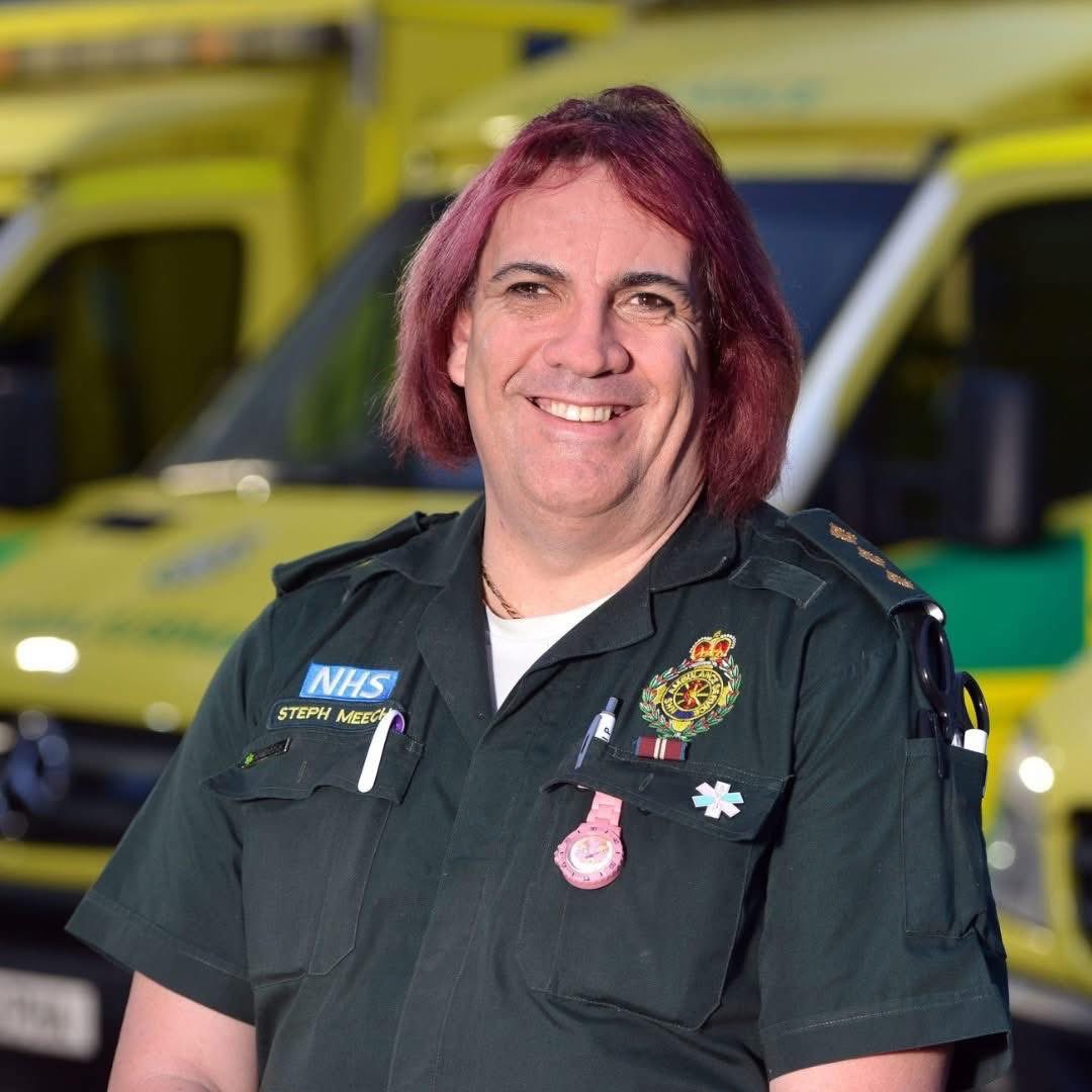 ClownWorld's tweet image. Sussex paramedic Steph Meech has been elected as the new Deputy Chair of the National Ambulance LGBT+ Network in the UK