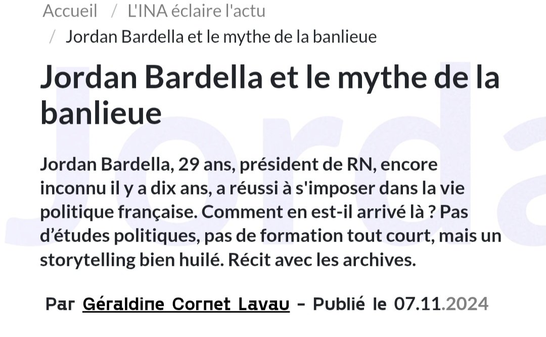 Shelby54654's tweet image. Il est, certes, né à Drancy et a grandi dans la cité Gabriel Péri à Saint-Denis, mais il a effectué toute sa scolarité dans des établissements privés et allait chez son père tous les mercredis et weekends à Montmorency, une commune aisée du Val-d&apos;Oise.
ina.fr/ina-eclaire-ac…