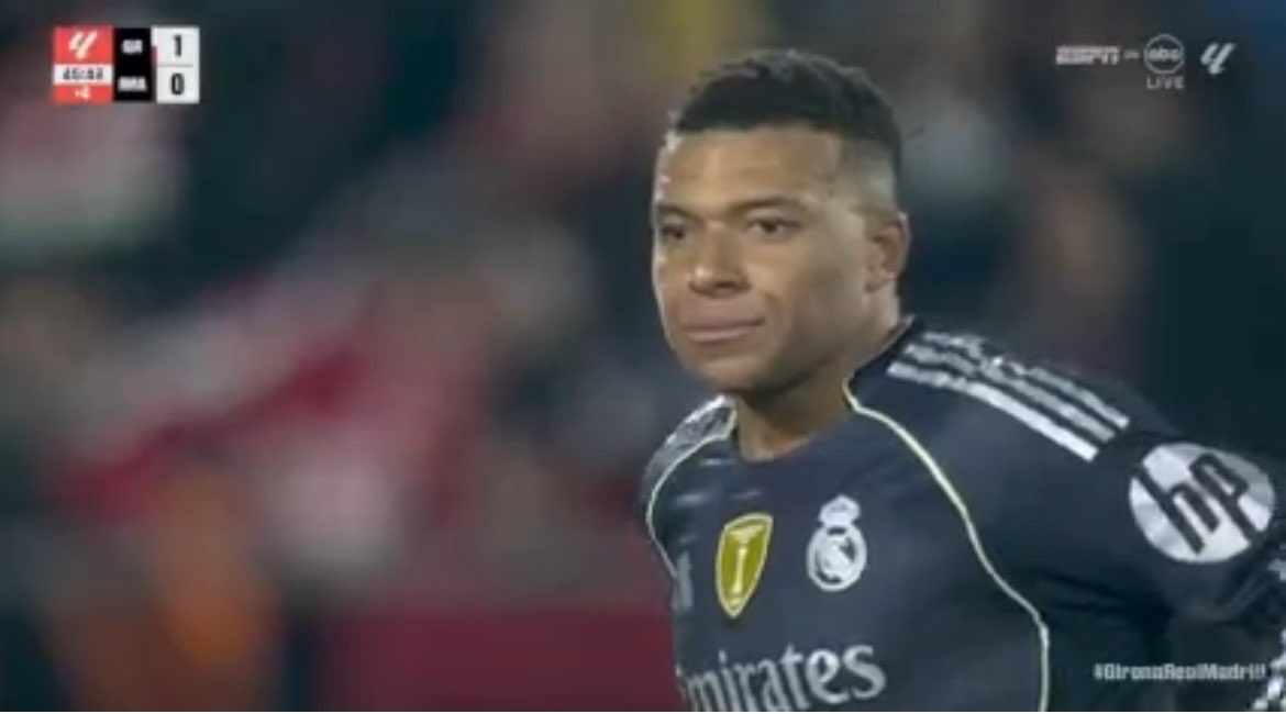 Madrid down by one; just before Half Time!