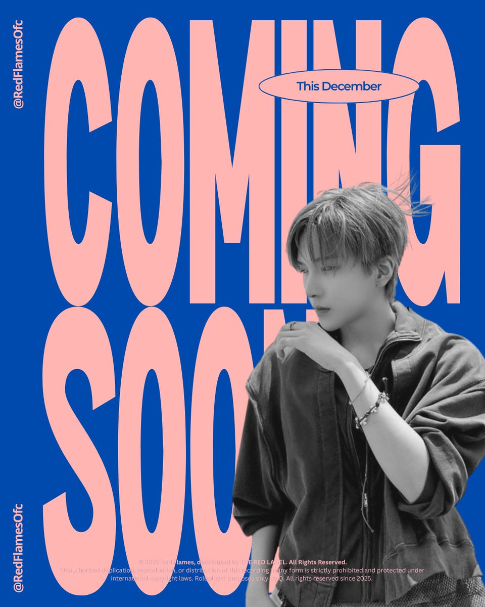 RedFIamesOfc's tweet image. ⠀⠀⠀
                    🔥 𝗖𝗢𝗠𝗜𝗡𝗚 𝗦𝗢𝗢𝗡 🔥

          𝐃𝐞𝐜𝐞𝐦𝐛𝐞𝐫 will never feel the 𝘀𝗮𝗺𝗲.
          A 𝐬𝐨𝐮𝐧𝐝, a 𝐬𝐭𝐨𝐫𝐲, a 𝐬𝐩𝐚𝐫𝐤
          𝐑𝐞𝐝 𝐅𝐥𝐚𝐦𝐞𝐬 is on the way.
⠀⠀⠀