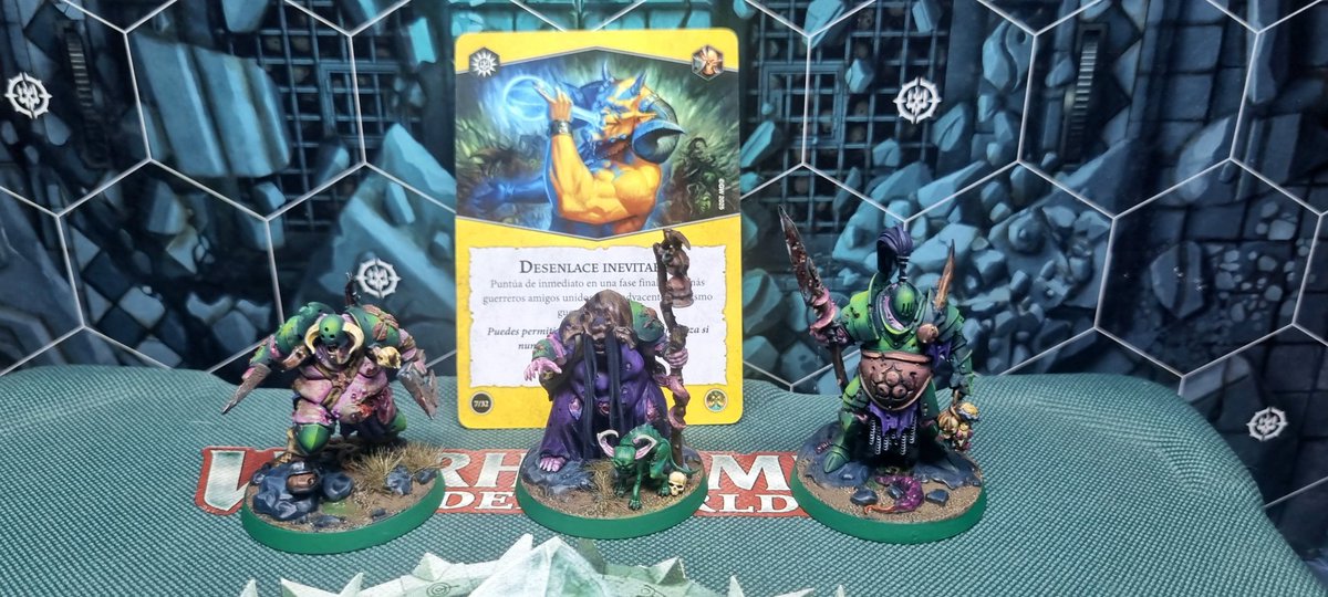 Y nos llevamos el "Golden Demon" de banda mejor pintada del último torneo de Warhammer Underwolrds (de juego, el del torneo anterior también lo gane).
Lo malo es que quede segundo pero bueh.. no se puede agarrar todo.
#WarhammerCommunity