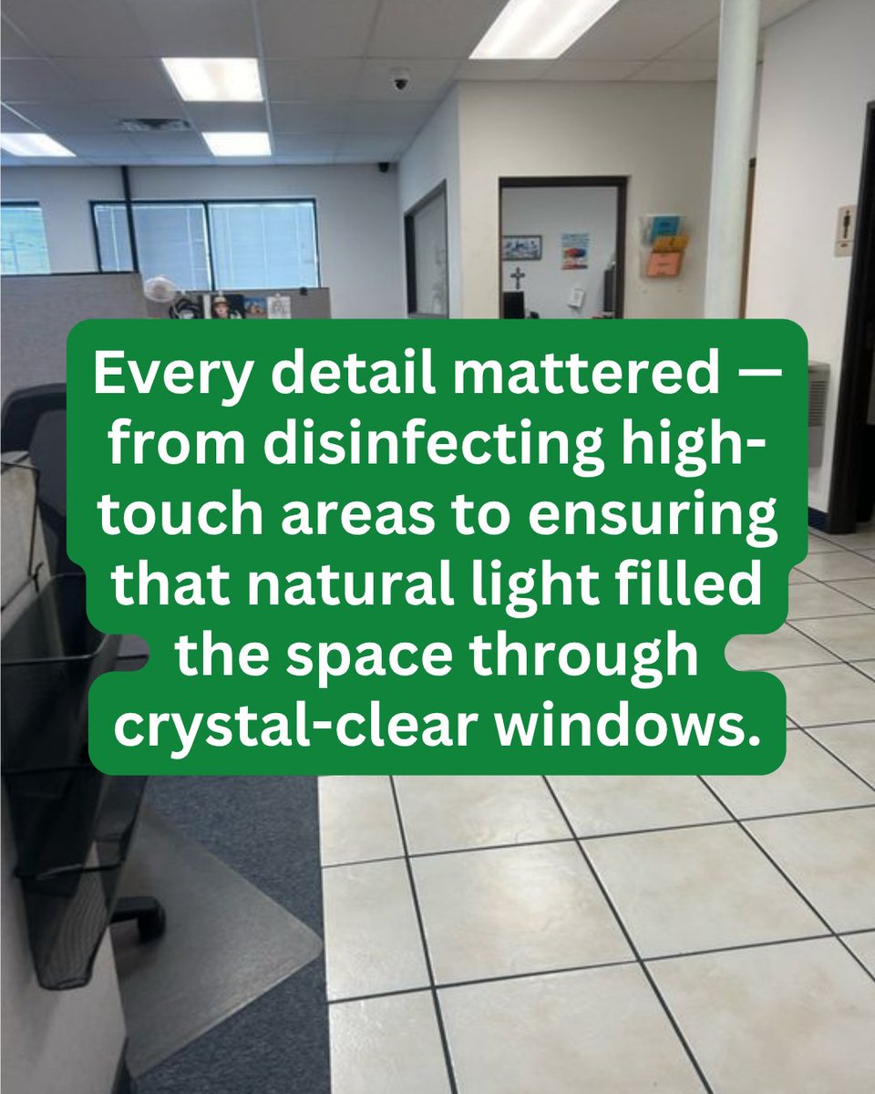 DeltaJanitorial's tweet image. A clean workspace builds trust.
Our partnership with Discount Motors Collections in Arlington transformed their office into a space that inspires confidence and productivity.
#DeltaDifference #CleanWorkspaces #DFWBusinesses