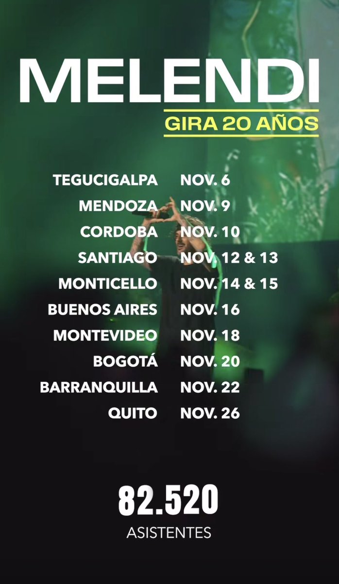 🤘🤘🤘
<a href="/MelendiOficial/">Melendi Oficial</a> <a href="/melendi_tour/">Melendi Tour Oficial</a>