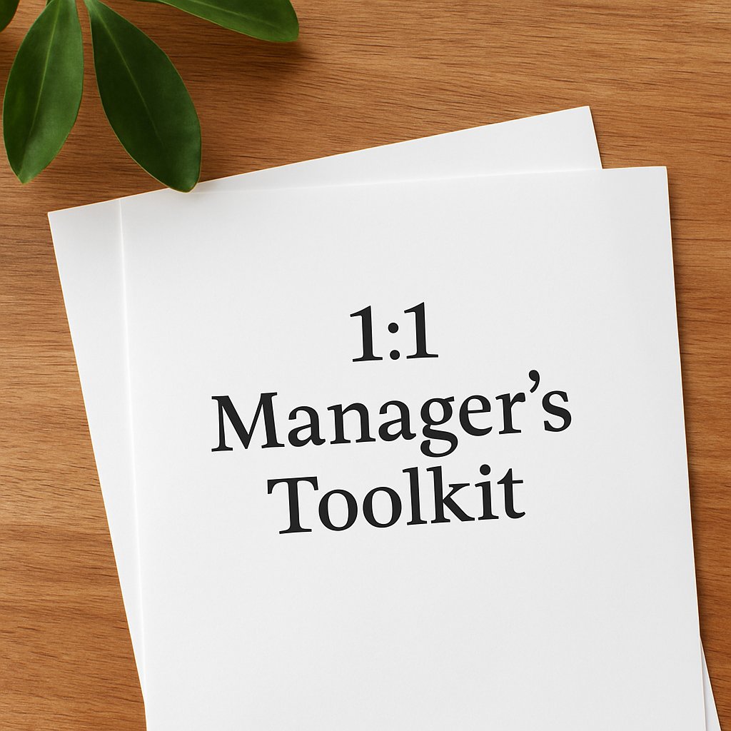 kaydacode's tweet image. I finally made something I’ve always wanted as a manager: a clean, practical 1:1 Manager’s Toolkit (Google Doc + PDF).

If you’re looking to level up your 1:1s, here it is!
⚡️First 5 purchases get 25% off with code: kaydacode25

payhip.com/b/heaKC