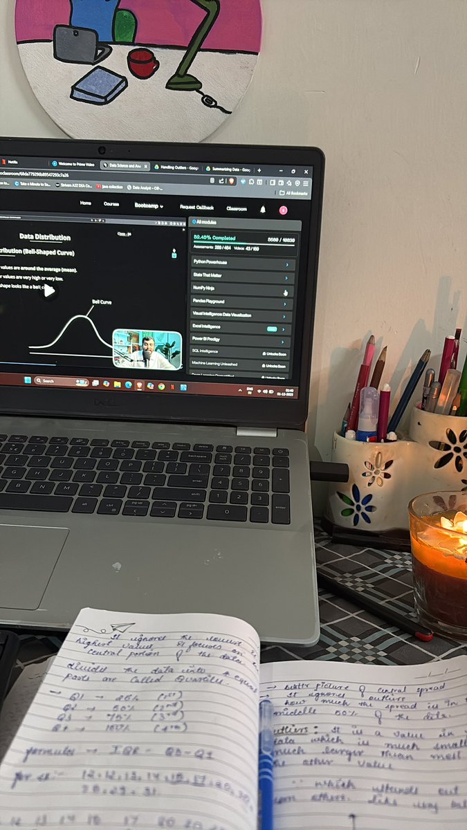 Sakshikhatwanii's tweet image. Day -23 
Learning more about stats, outliers , data distribution and many more
@sheryians_ 
#Consistency #100DaysOfCode #buildinpublic #Connect